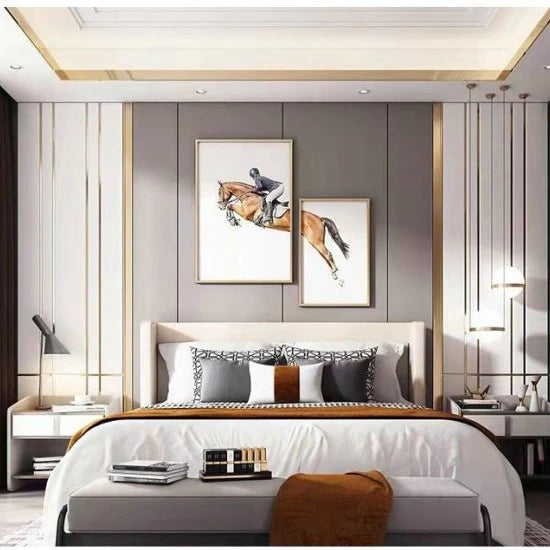 Profil decorativ inox colt cu laturi drepte, auriu lucios, 50x50x2700mm