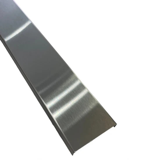 Profil inox tip U mobilier si ceramice 50 x 9 mm finisaj crom periat