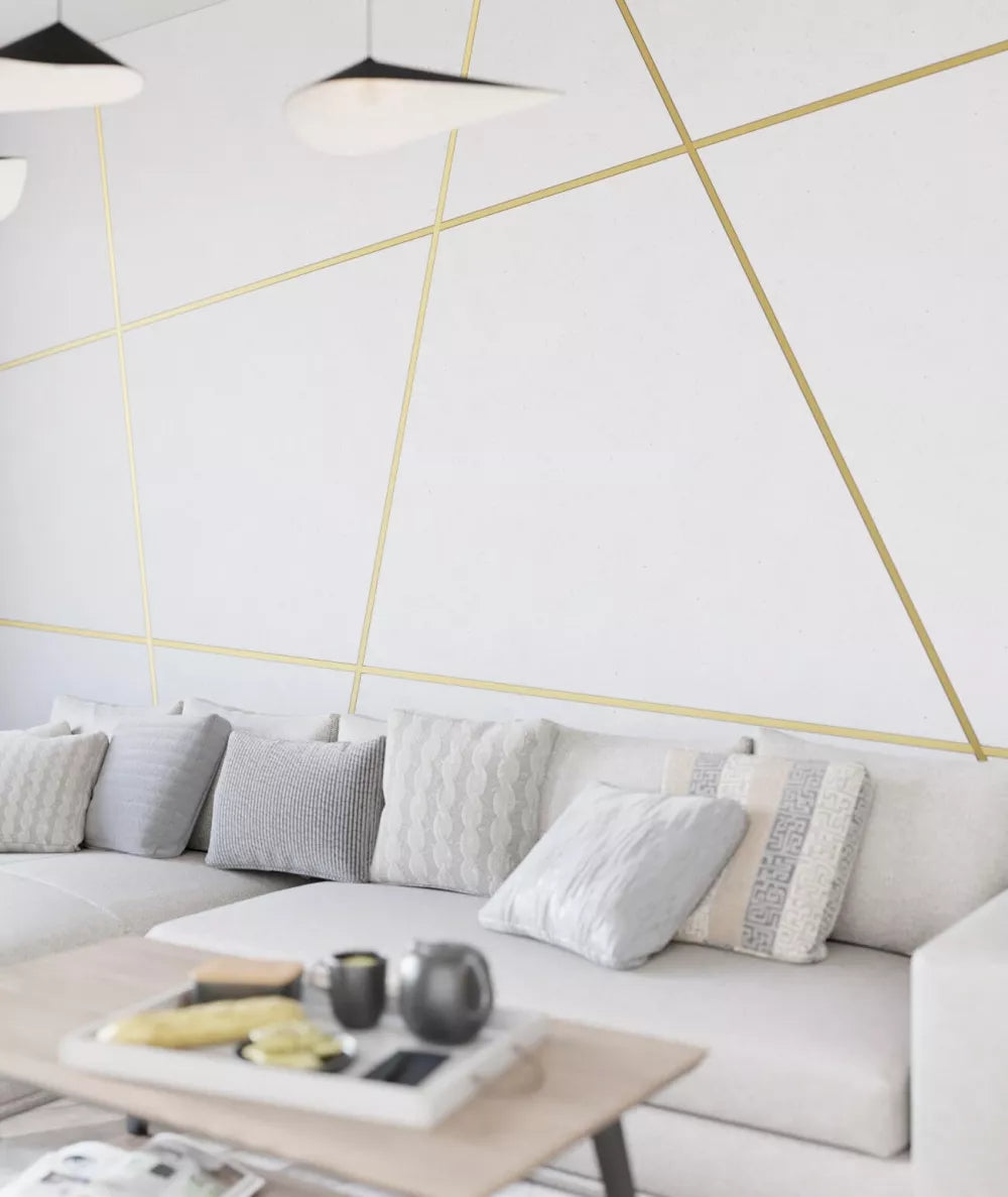 Platbanda autoadeziva din inox auriu brush 20 mm*0,6 mm*2700 mm