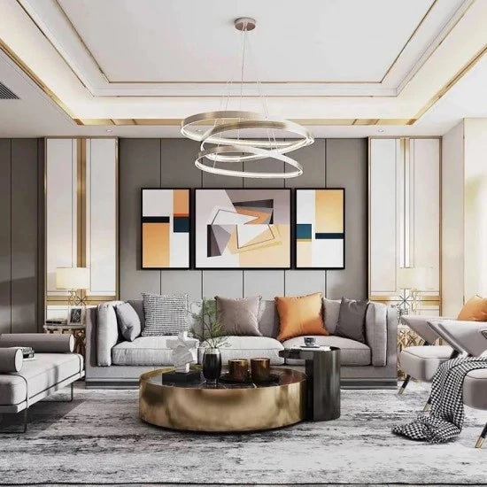 Profil inox tip U mobilier și ceramice 50 x 9 mm finisaj auriu lucios