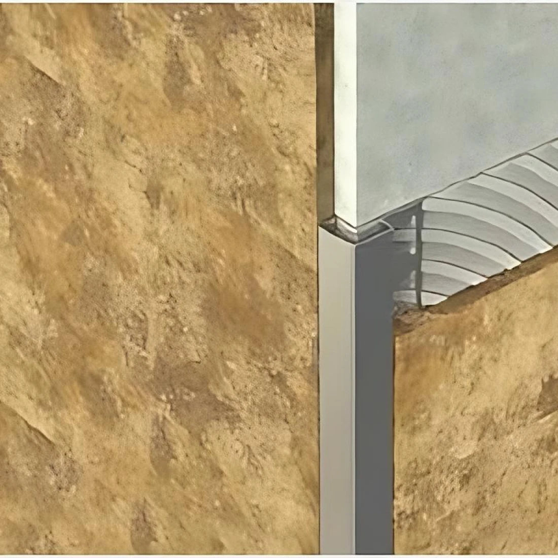 Profil inox colt exterior 12 x 12 mm gresie faianta crom oglinda