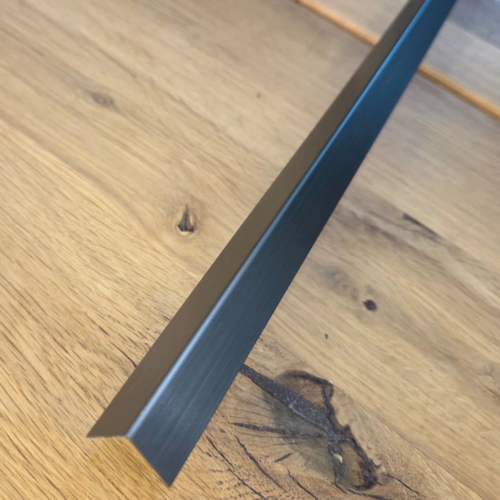 Coltar inox 15 x 15 mm auriu antic - tip L