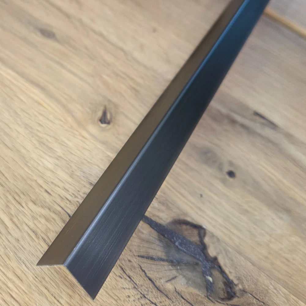 Coltar inox 15 x 15 mm auriu antic - tip L