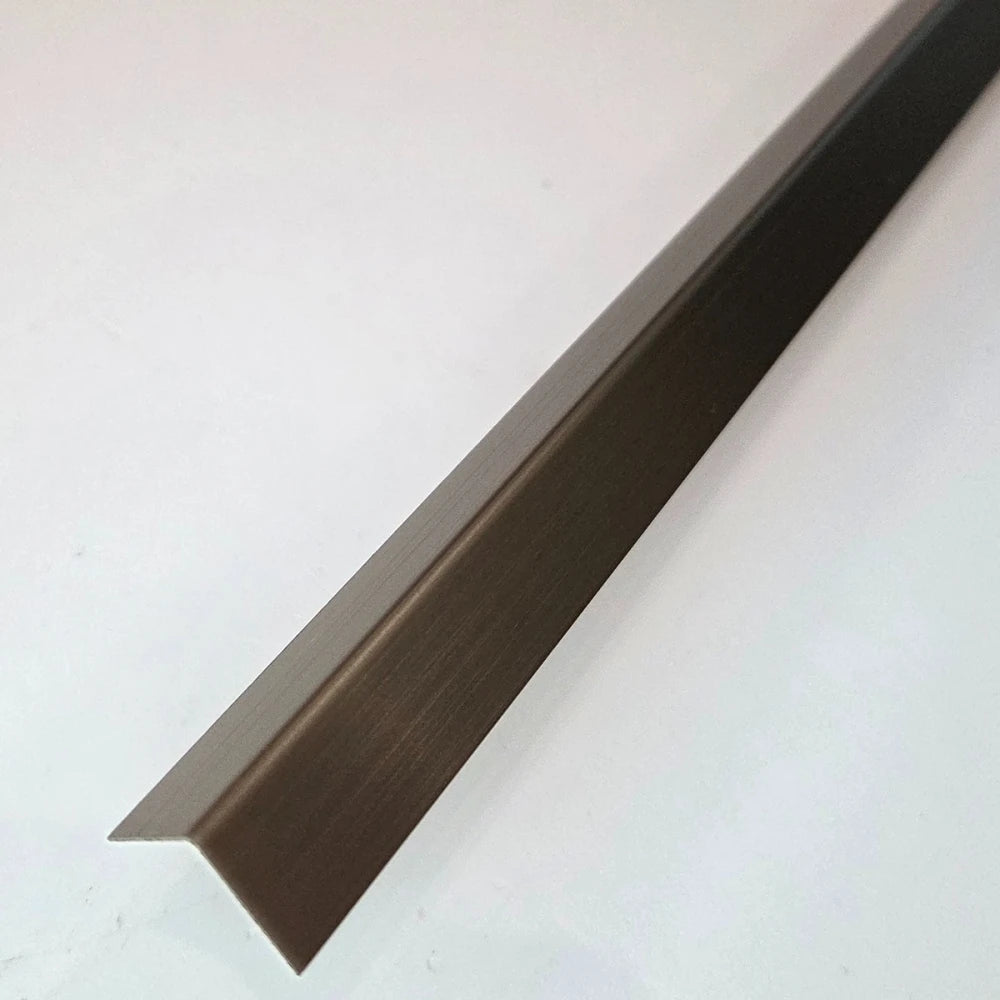 Coltar inox 15 x 15 mm auriu antic - tip L