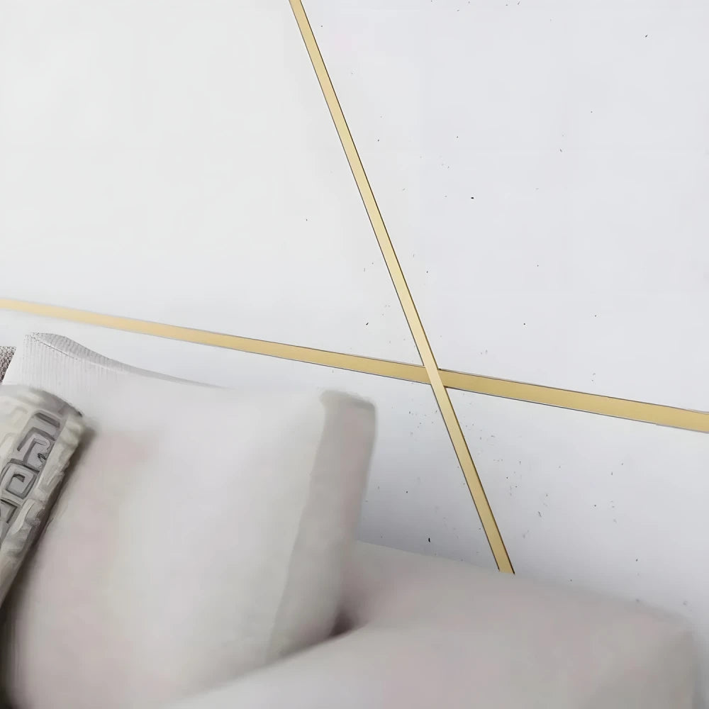 Platbanda inox auriu periat 60 mm x 0.6 mm x 2700 mm