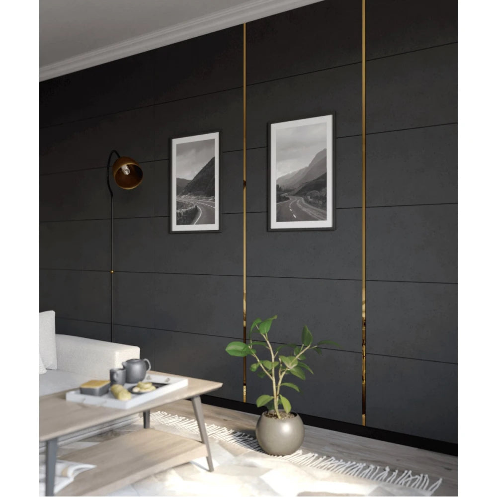 Platbanda inox aurie lucioasa 200 mm x 0.6 mm x 2700 mm