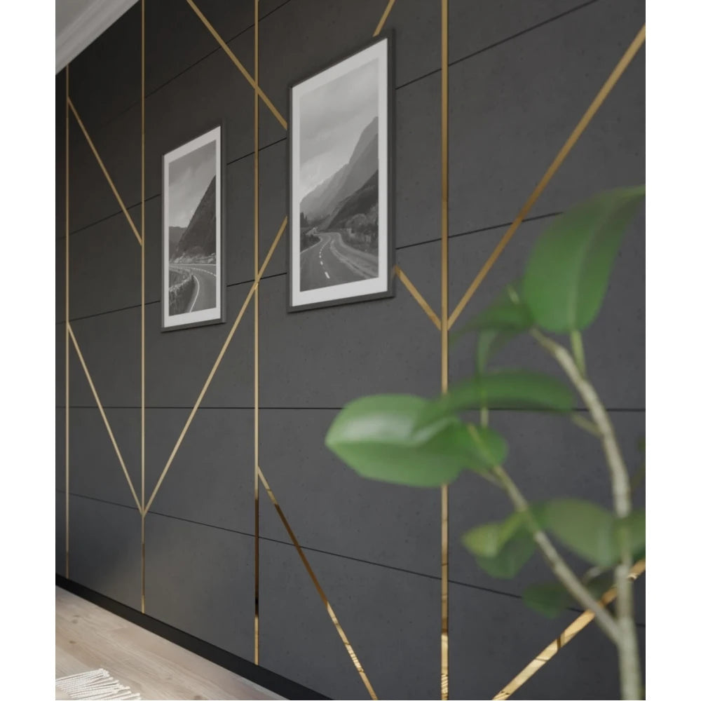 Platbanda inox aurie lucioasa 200 mm x 0.6 mm x 2700 mm