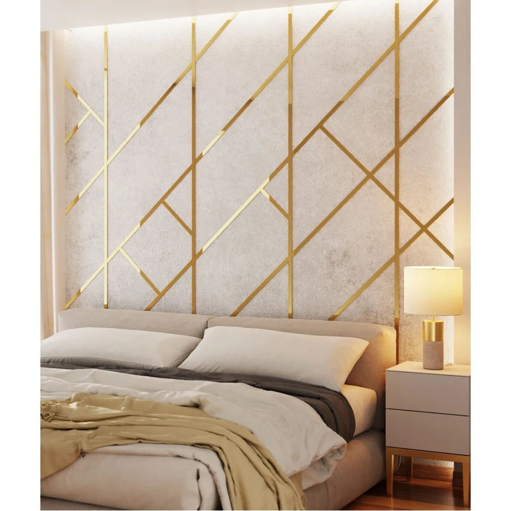 Platbanda inox aurie lucioasa 200 mm x 0.6 mm x 2700 mm