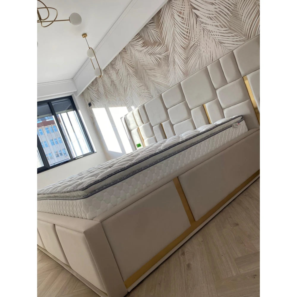 Platbanda inox auriu periat 70 mm x 0.6 mm x 2700 mm