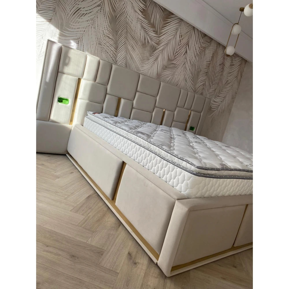 Platbanda inox auriu periat 70 mm x 0.6 mm x 2700 mm