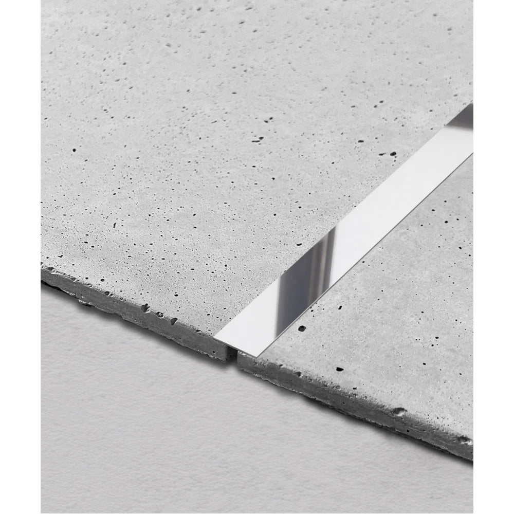 Platbanda inox crom lucios 30 mm x 2700 mm x 0.6 mm, profil decorativ