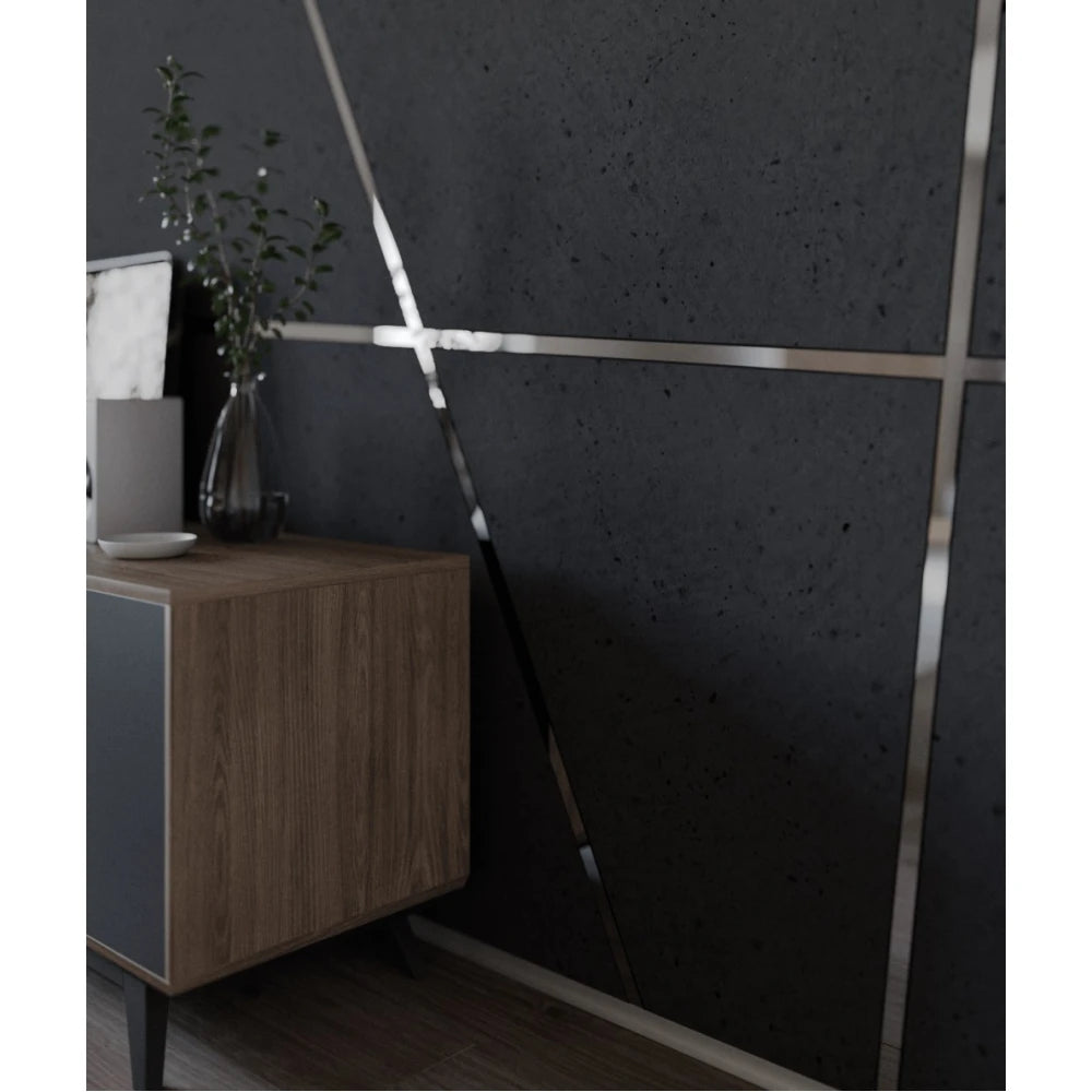 Platbanda inox crom lucios 30 mm x 2700 mm x 0.6 mm, profil decorativ