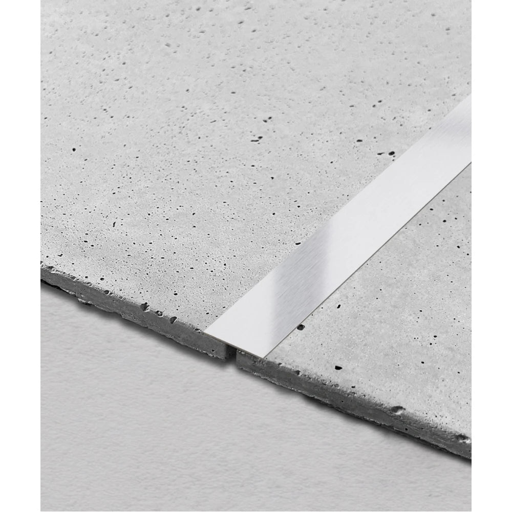 Platbanda inox crom periat 30 mm x 2700 mm x 0.6 mm, profil decorativ