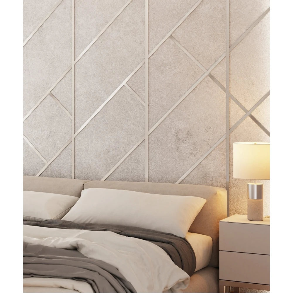 Platbanda inox crom periat 30 mm x 2700 mm x 0.6 mm, profil decorativ