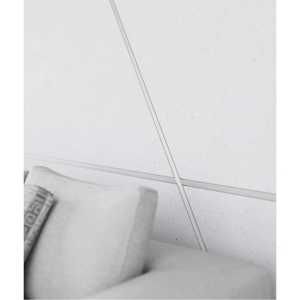 Platbanda inox crom periat 30 mm x 2700 mm x 0.6 mm, profil decorativ