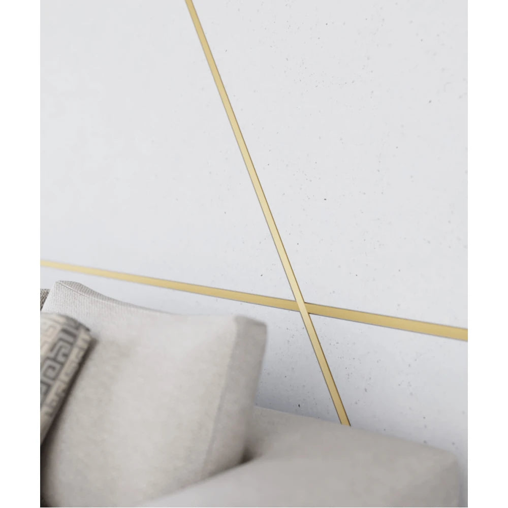 Platbanda inox aurie mat 80 mm x 0.6 mm x 2700 mm