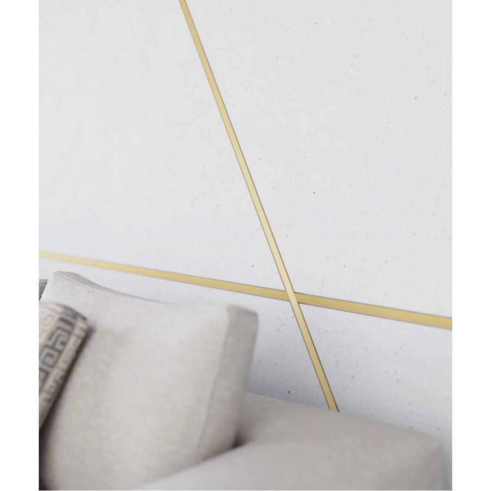 Platbanda inox auriu periat 150 mm x 0.6 mm x 2700 mm