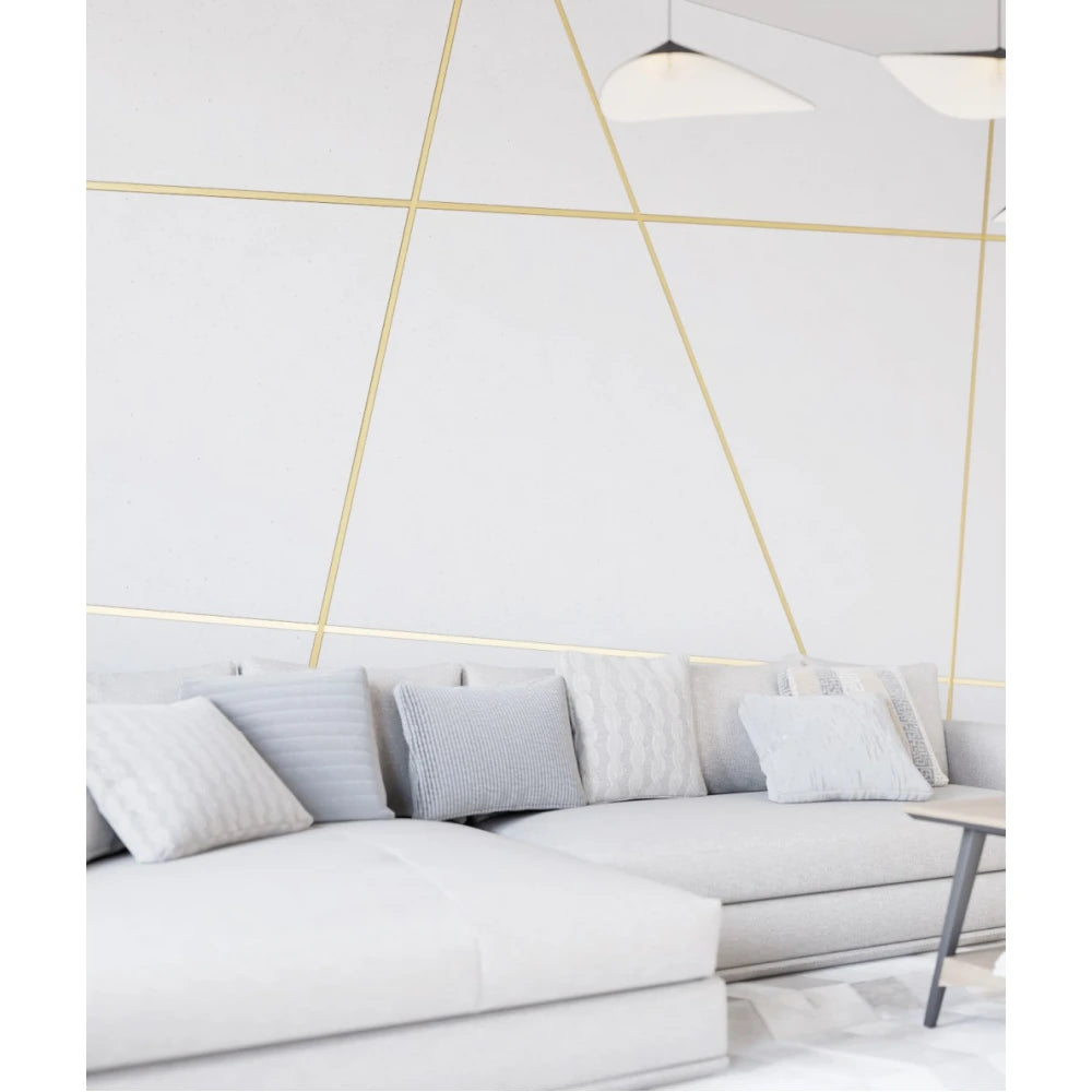 Platbanda inox auriu periat 150 mm x 0.6 mm x 2700 mm