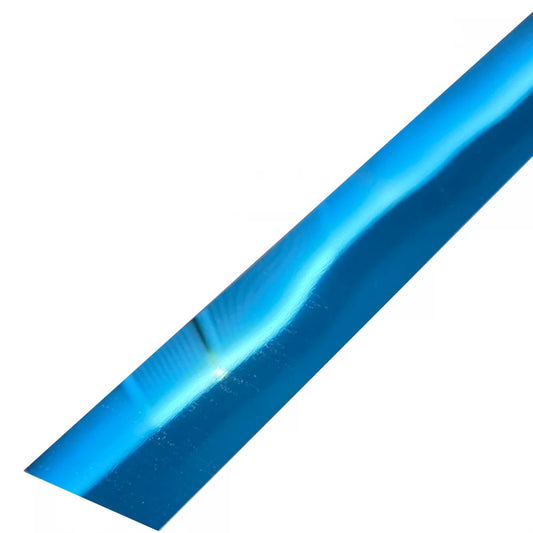 Platbanda albastru lucios, 30x2700x0.6 mm, inox, profil decorativ