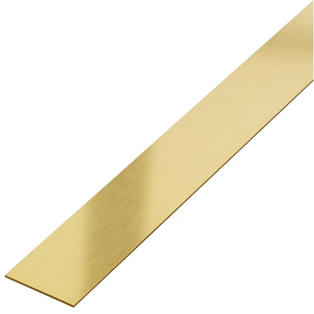 Platbanda Inox Auriu Mat 25 mm X 2700 mm X 0.6 mm