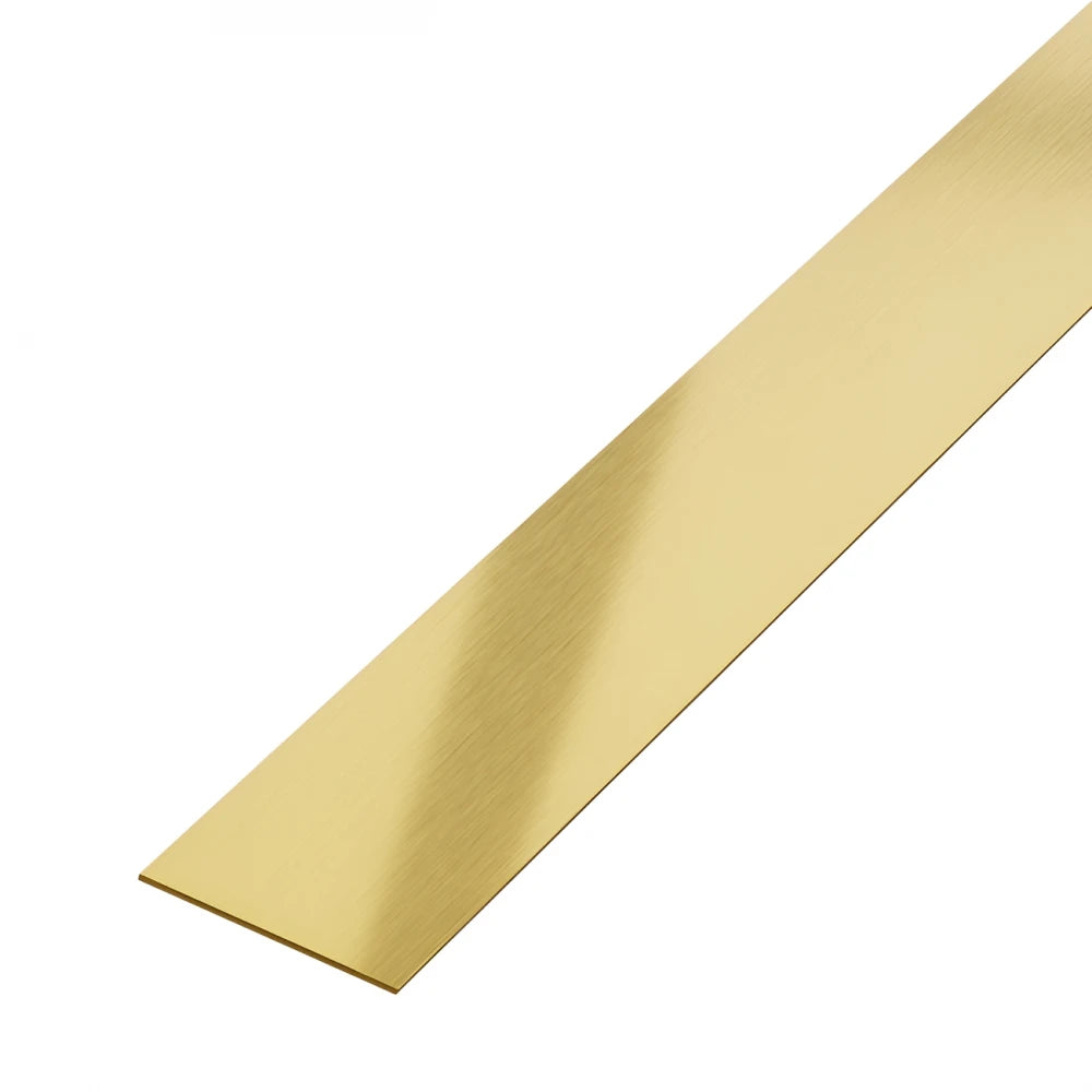 Platbanda Inox Auriu Mat 40x2700x0.6 mm - Profil Decorativ