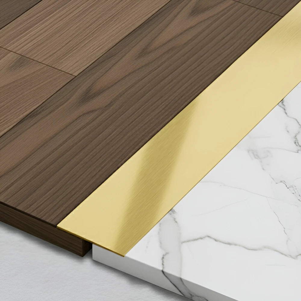 Platbanda Inox Auriu Mat 40x2700x0.6 mm - Profil Decorativ