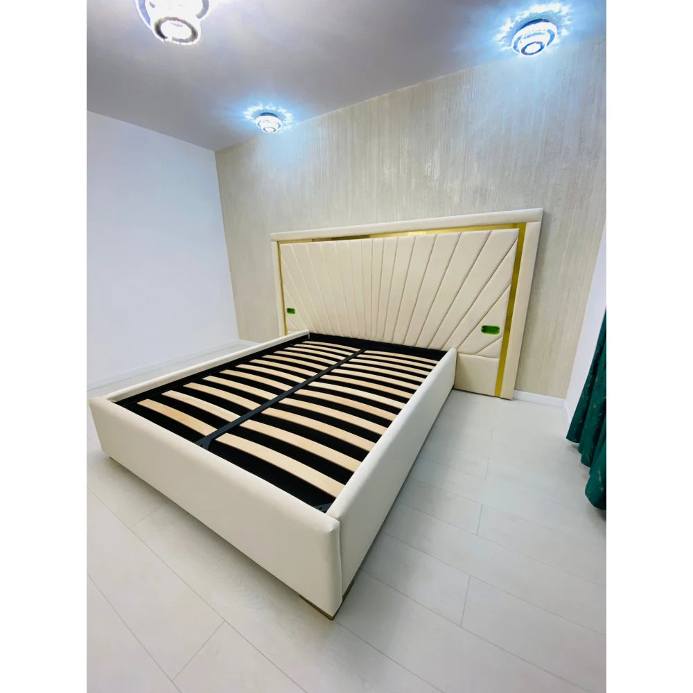 Platbanda inox auriu periat 30 mm x 0.6 mm x 2700 mm