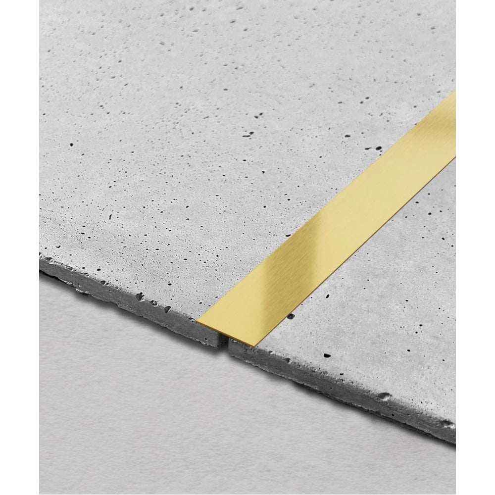 Platbanda inox auriu periat 30 mm x 0.6 mm x 2700 mm