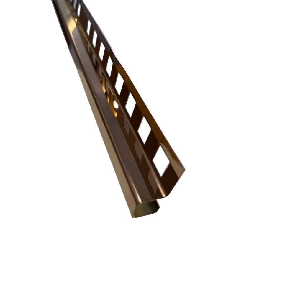 Profil inox colt exterior 12 x 12 mm gresie faianta cupru oglinda