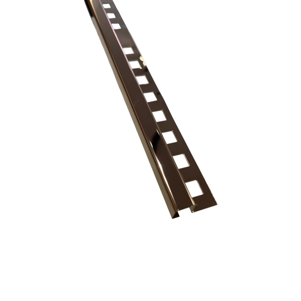 Profil inox colt exterior 12 x 12 mm gresie faianta cupru oglinda