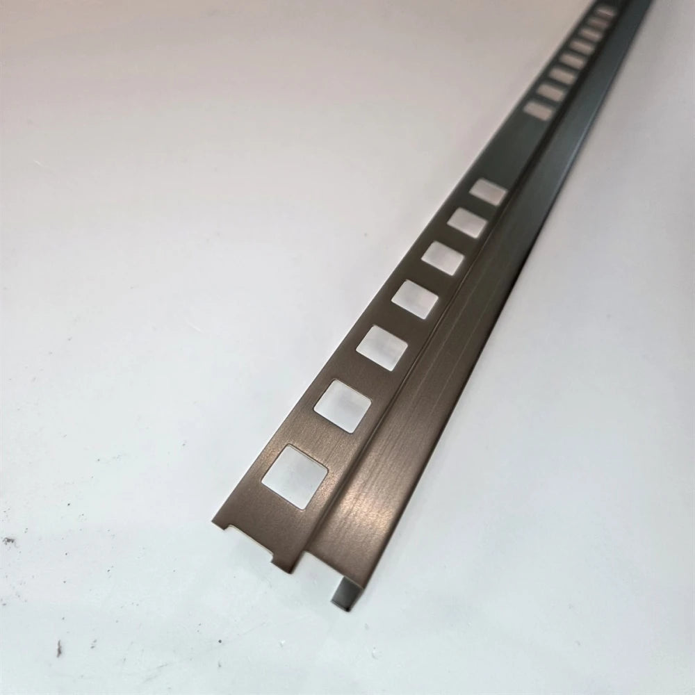 Profil colt exterior 12 x 12 mm inox patrat gresie faianta auriu antic