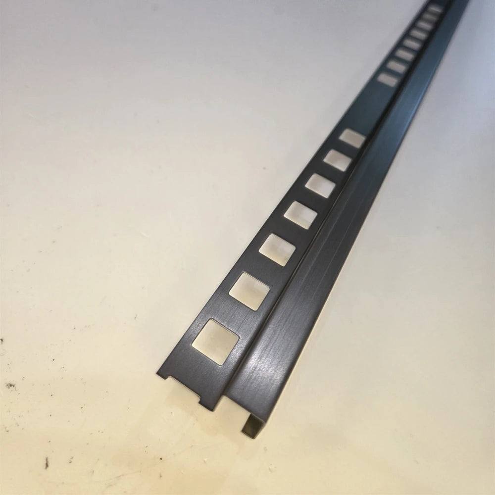 Profil colt exterior 12 x 12 mm inox patrat gresie faianta auriu antic