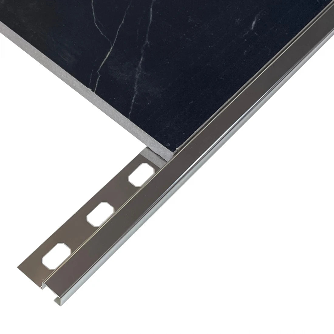 Profil inox colt exterior 12 x 12 mm gresie faianta crom oglinda