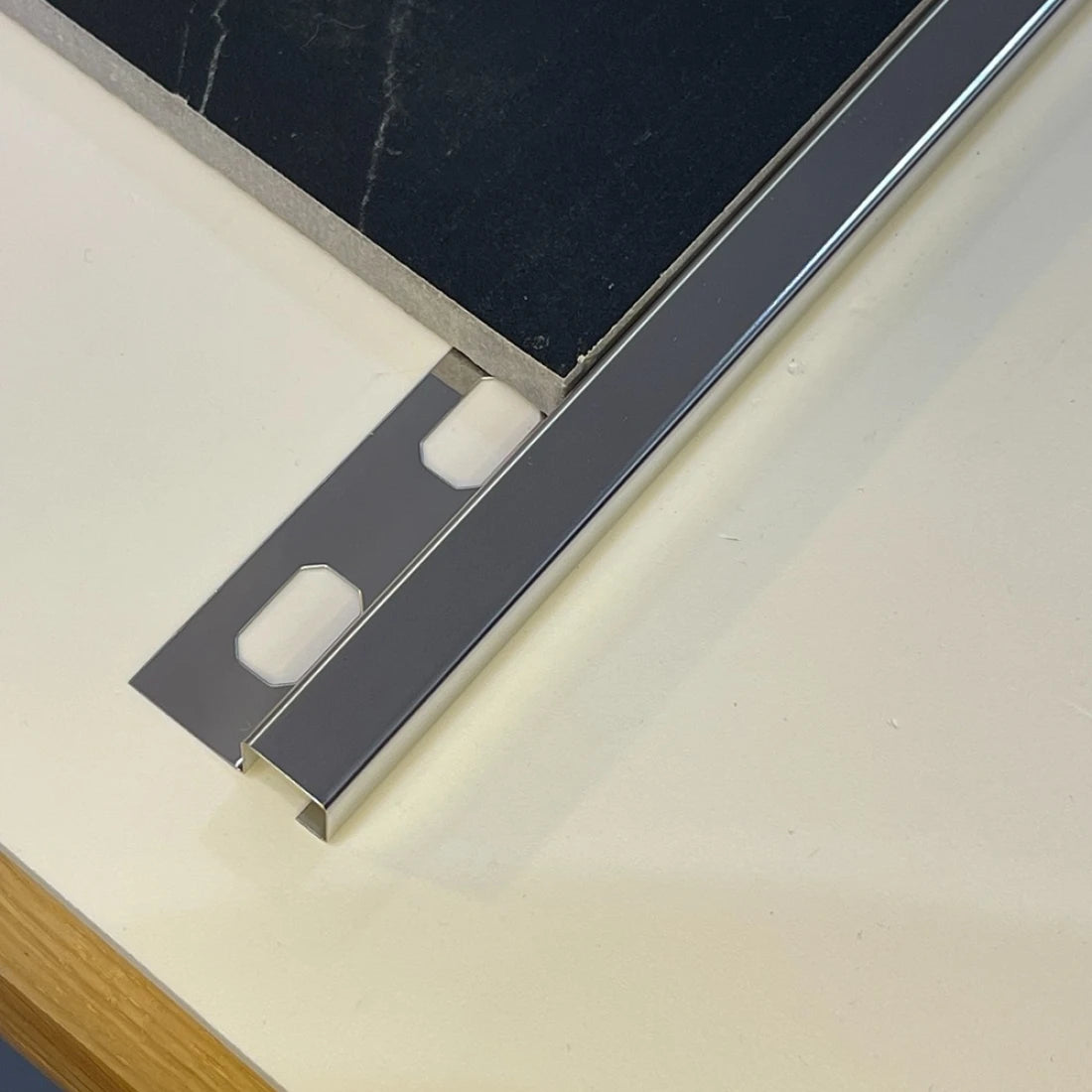 Profil inox colt exterior 12 x 12 mm gresie faianta crom oglinda