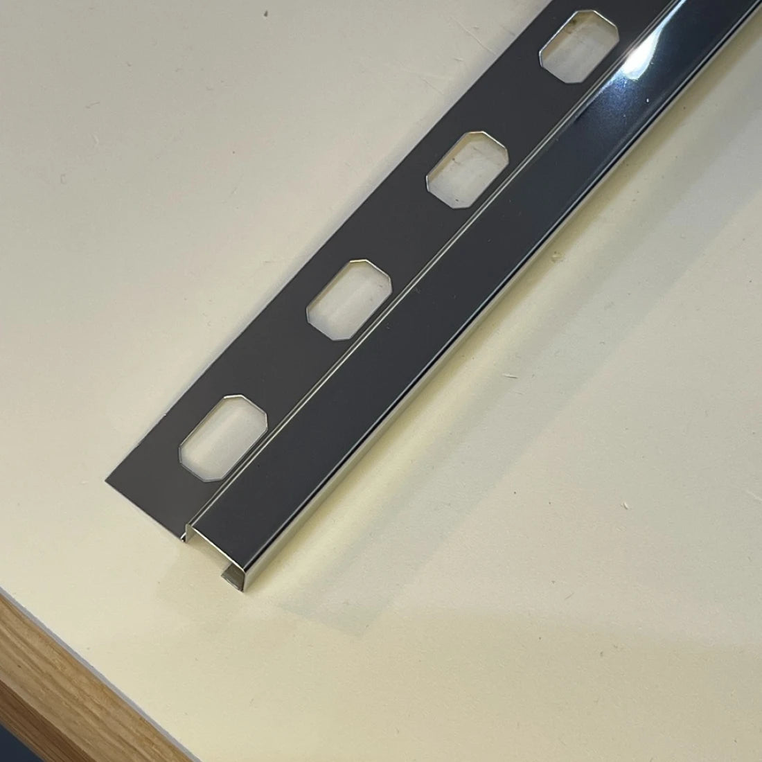 Profil inox colt exterior 12 x 12 mm gresie faianta crom oglinda