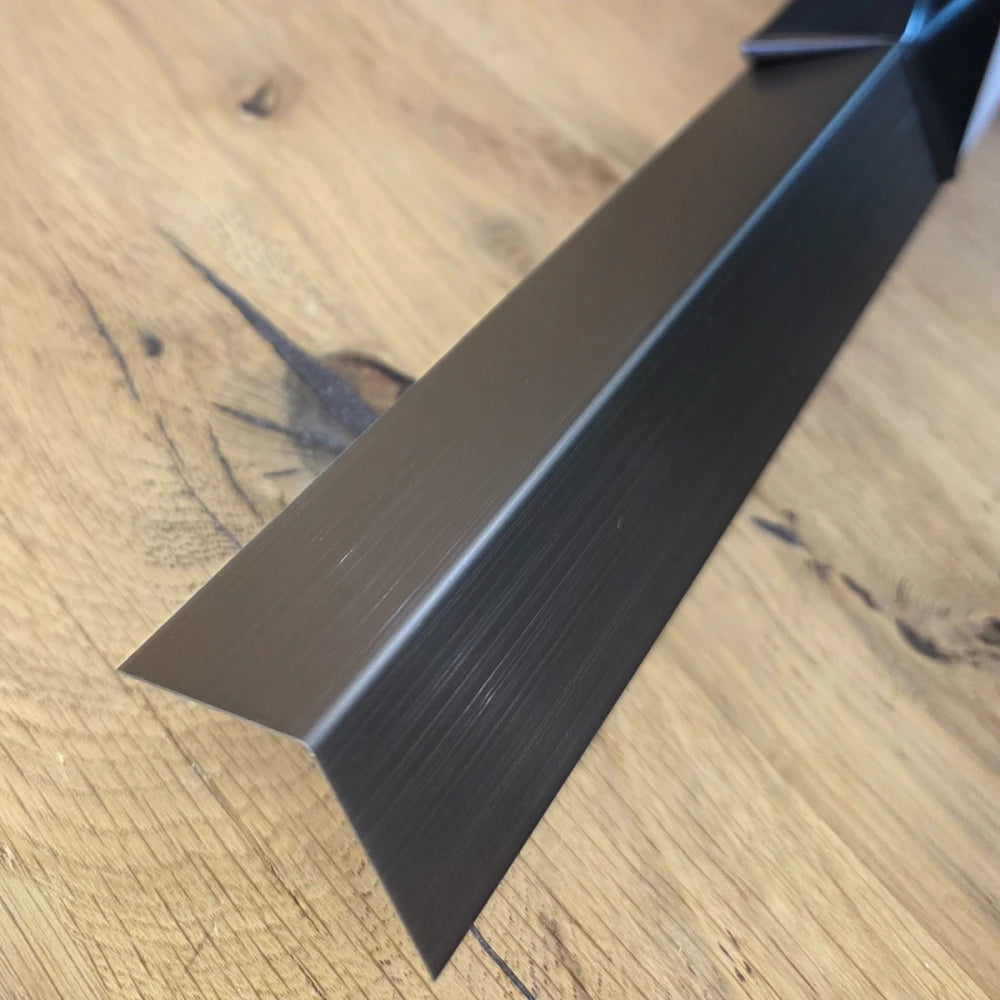 Coltar inox 30 x 30 mm auriu antic - tip L