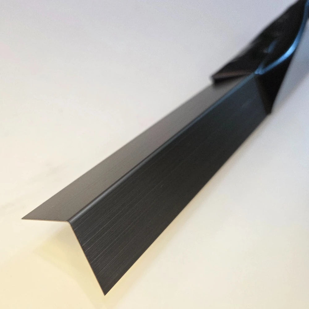 Coltar inox 30 x 30 mm auriu antic - tip L