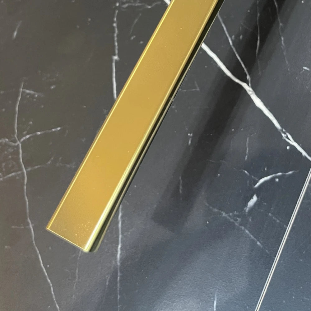 Profil U decorativ, inox, auriu lucios 20x9x2700 mm