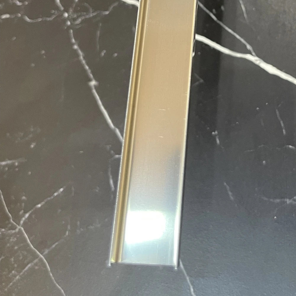 Profil U decorativ, inox, auriu lucios 20x9x2700 mm