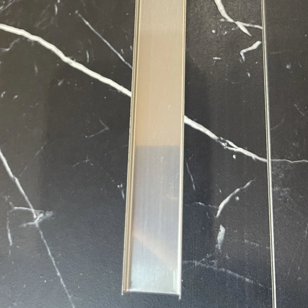 Profil U decorativ, inox, crom lucios 20x9x2700 mm