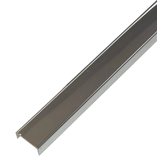 Profil U decorativ, inox, crom lucios 20x9x2700 mm