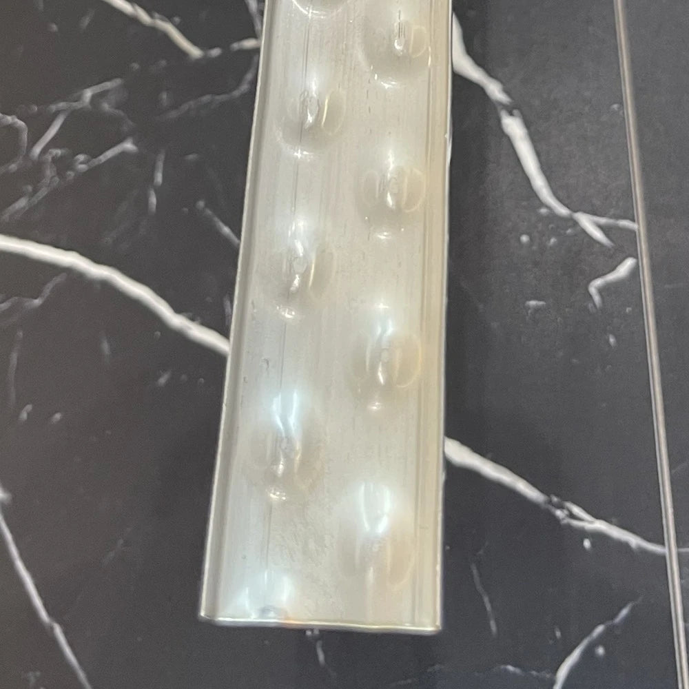 Profil U, inox, auriu oglinda embosat 30x9x2700 mm