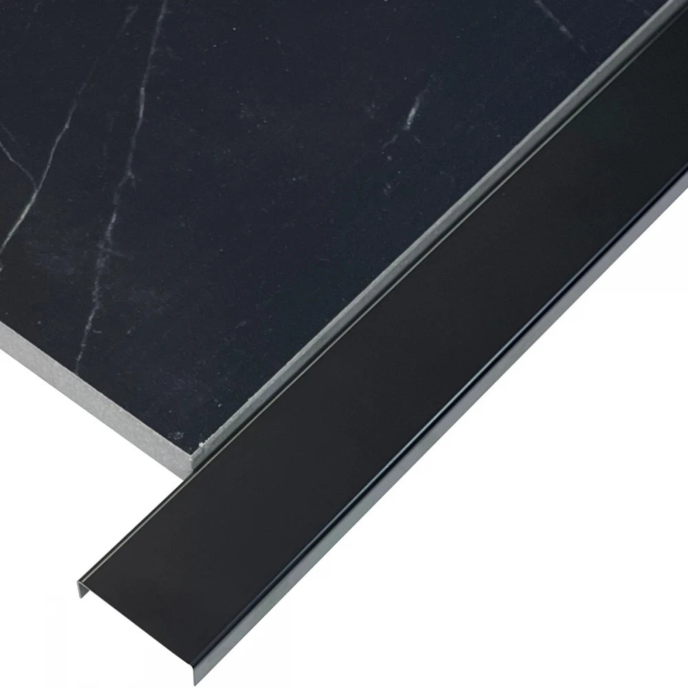 Profil U, inox, negru oglinda 30x9x2700 mm