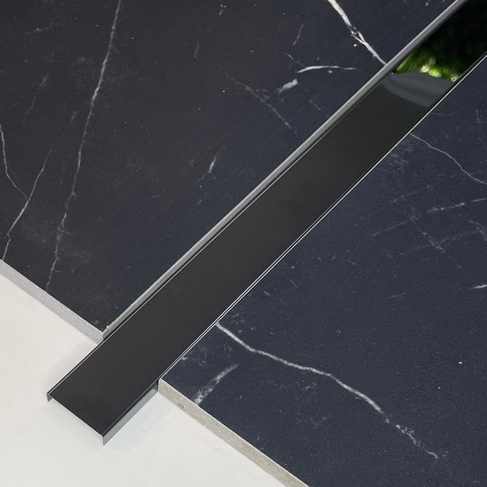 Profil U, inox, negru oglinda 30x9x2700 mm