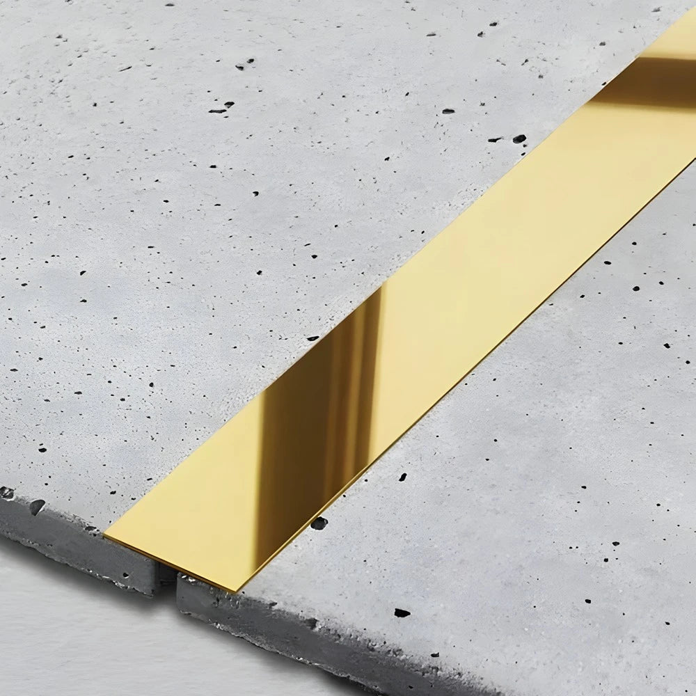 Platbanda Inox Auriu Lucios 5mm x 0.6mm x 2700mm