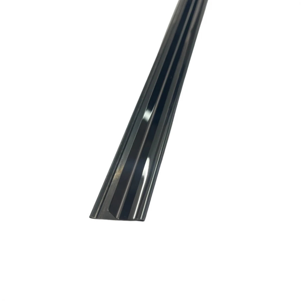 Profil trecere T inox 30x9x2700 mm negru lucios