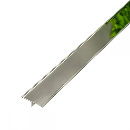 Profil trecere T inox 30x9x2700 mm crom lucios