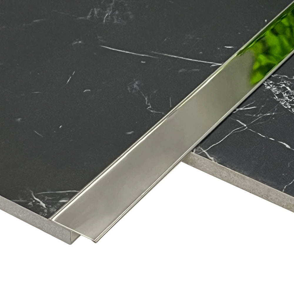 Profil trecere T inox 30x9x2700 mm crom lucios