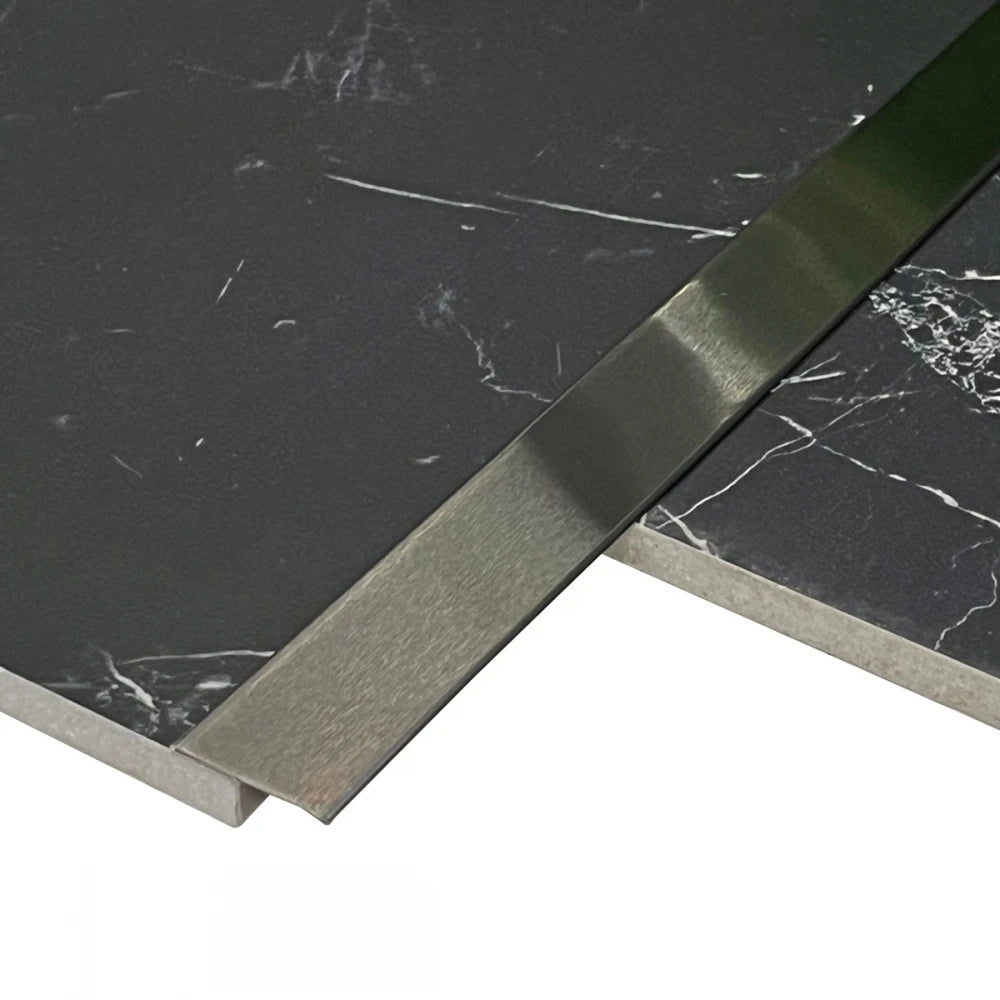 Profil trecere T inox 30x9x2700 mm negru periat