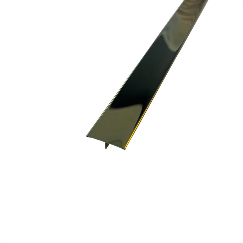 Profil trecere T inox 30x9x2700 mm auriu lucios